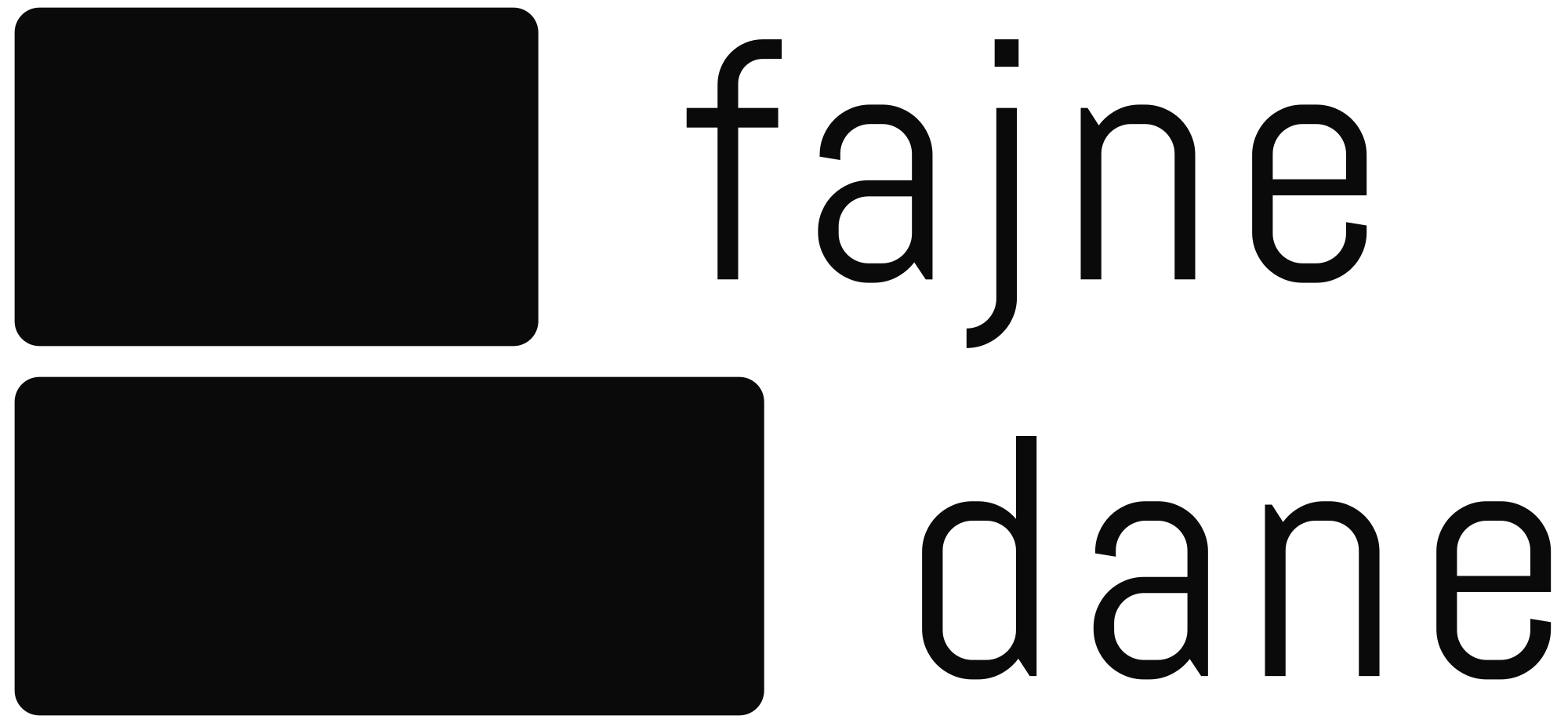 fajnedane high resolution logo grayscale transparent